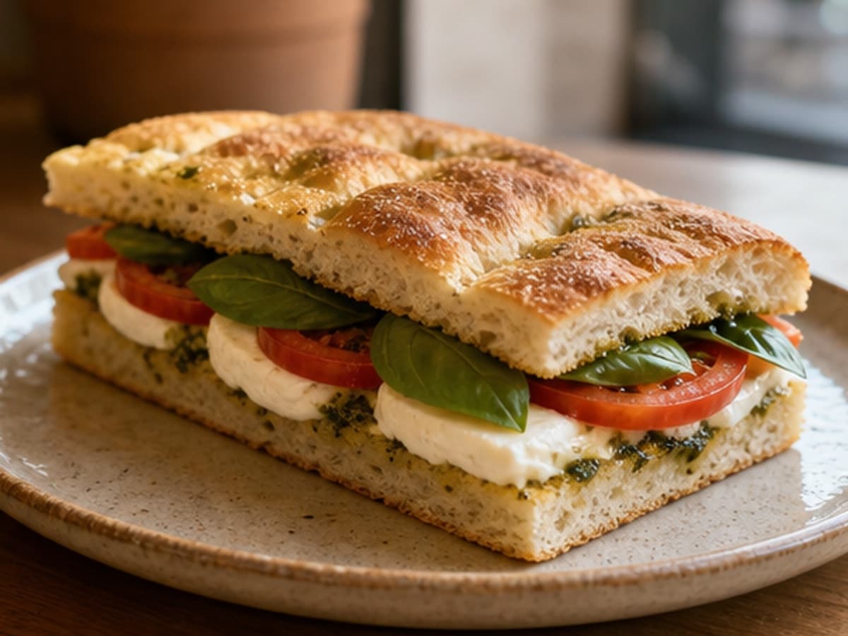 Mozzarella Focaccia