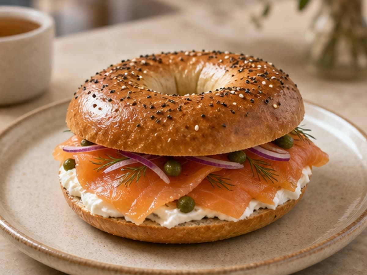 Smoked Salmon Bagel