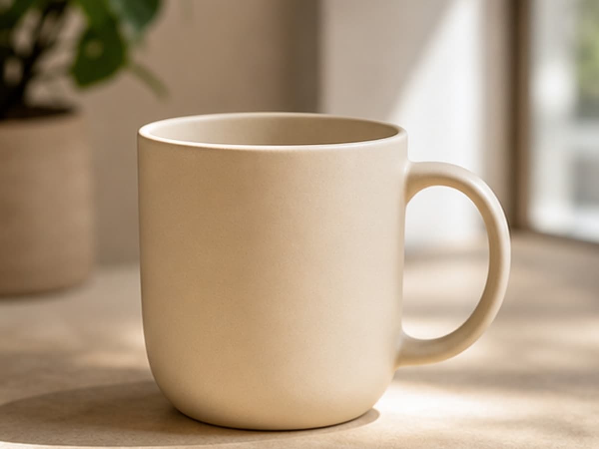 Cream Ceramic Mug