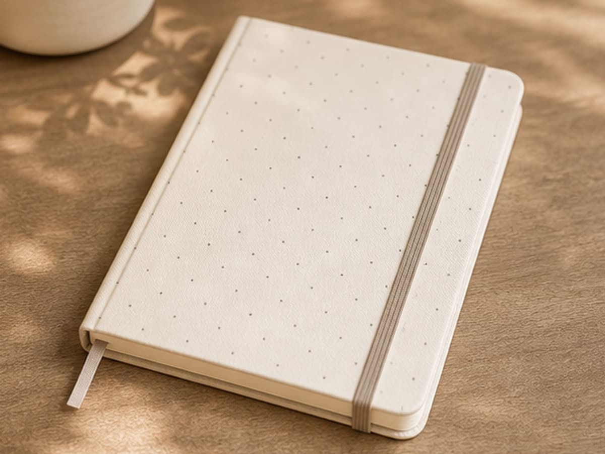 Dotted Lay-Flat Notebook
